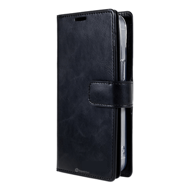 iPhone 15 Compatible Case Cover Of Diary With Stylish and Functional Protection - Black